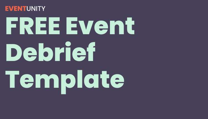 Event Debrief Template